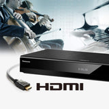 Panasonic Streaming 4K Blu Ray Player with Dolby Vision and HDR10+ Ultra HD Premium Video Playback, Hi-Res Audio, Voice Assist – DP-UB820-K (Black)