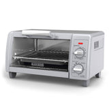 4-Slice Stainless Steel Toaster Oven Black + Decker, Silver